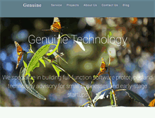 Tablet Screenshot of genuine.com